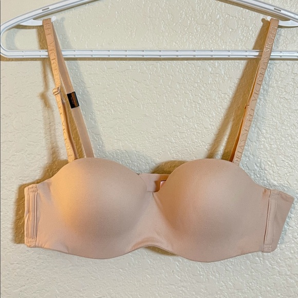 Victoria's Secret Other - Victoria’s Secret Bra “Body by Victoria Lined Strapless” in Nude - Size 34A